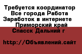 Требуется координатор - Все города Работа » Заработок в интернете   . Приморский край,Спасск-Дальний г.